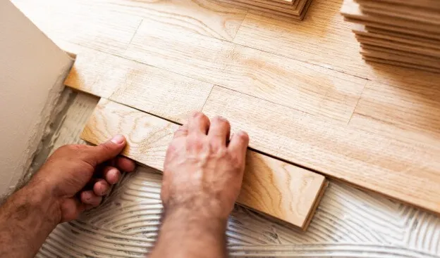 Hardwood installation | Corvin's Floors & Cabinets