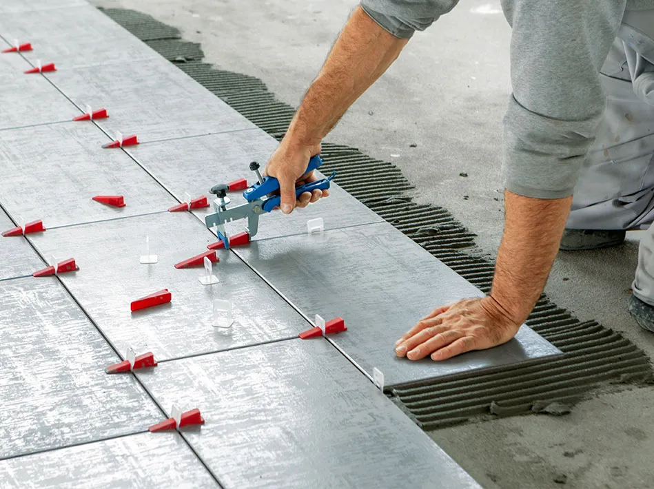 Tile installation | Corvin's Floors & Cabinets