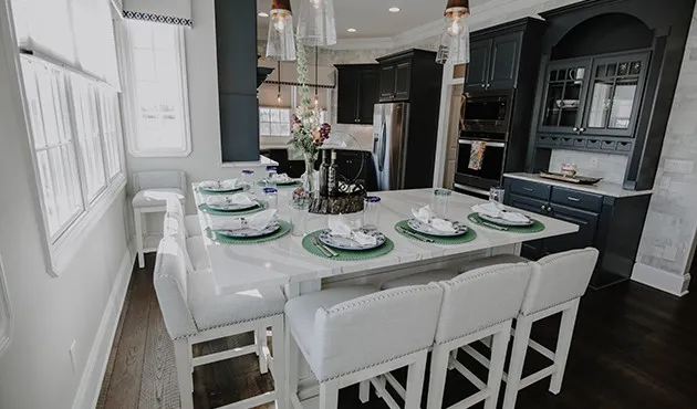 Dinning area | Corvin's Floors & Cabinets